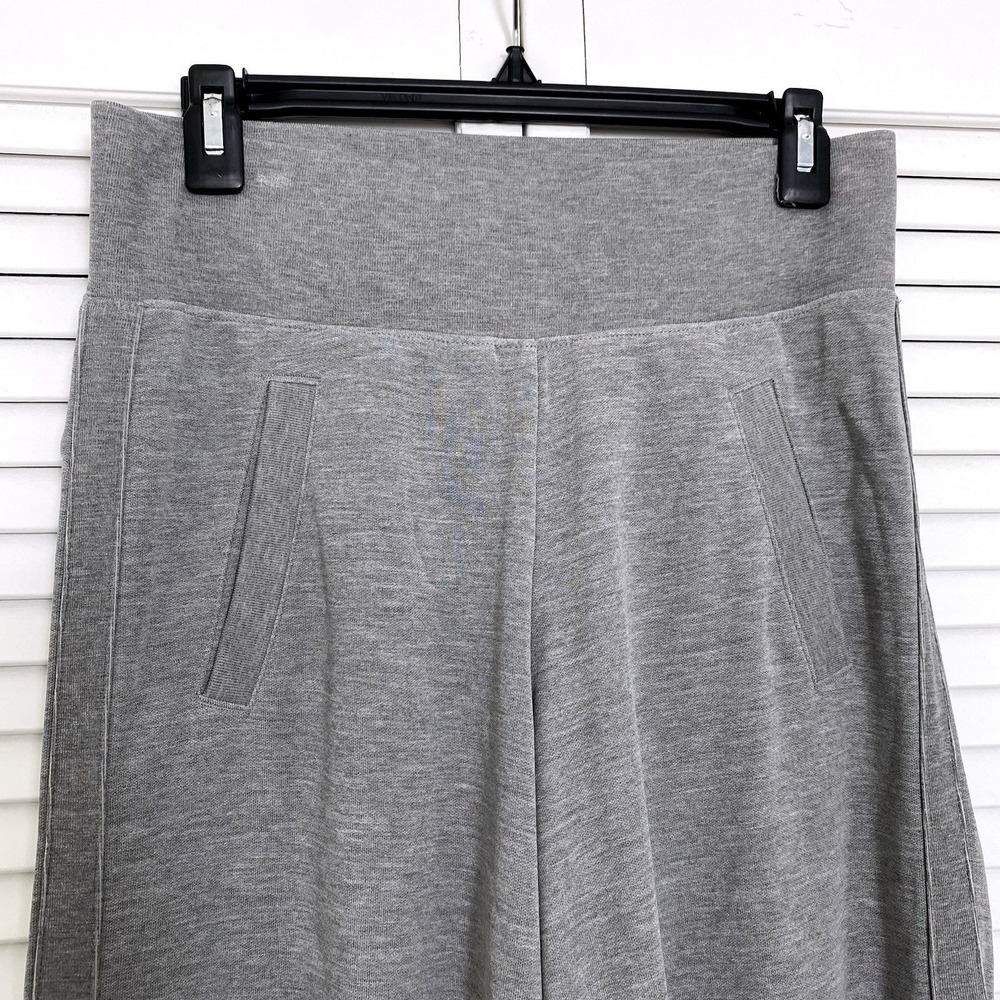 Athleta Womens Small Wide Leg Crop Pants Athleisure Pockets Yoga Legging Stretch - Picture 3 of 6